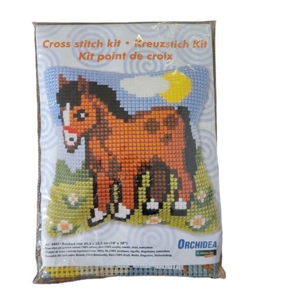 Orchidea brand Crosstitch Kit NEW horse farm equine craft
